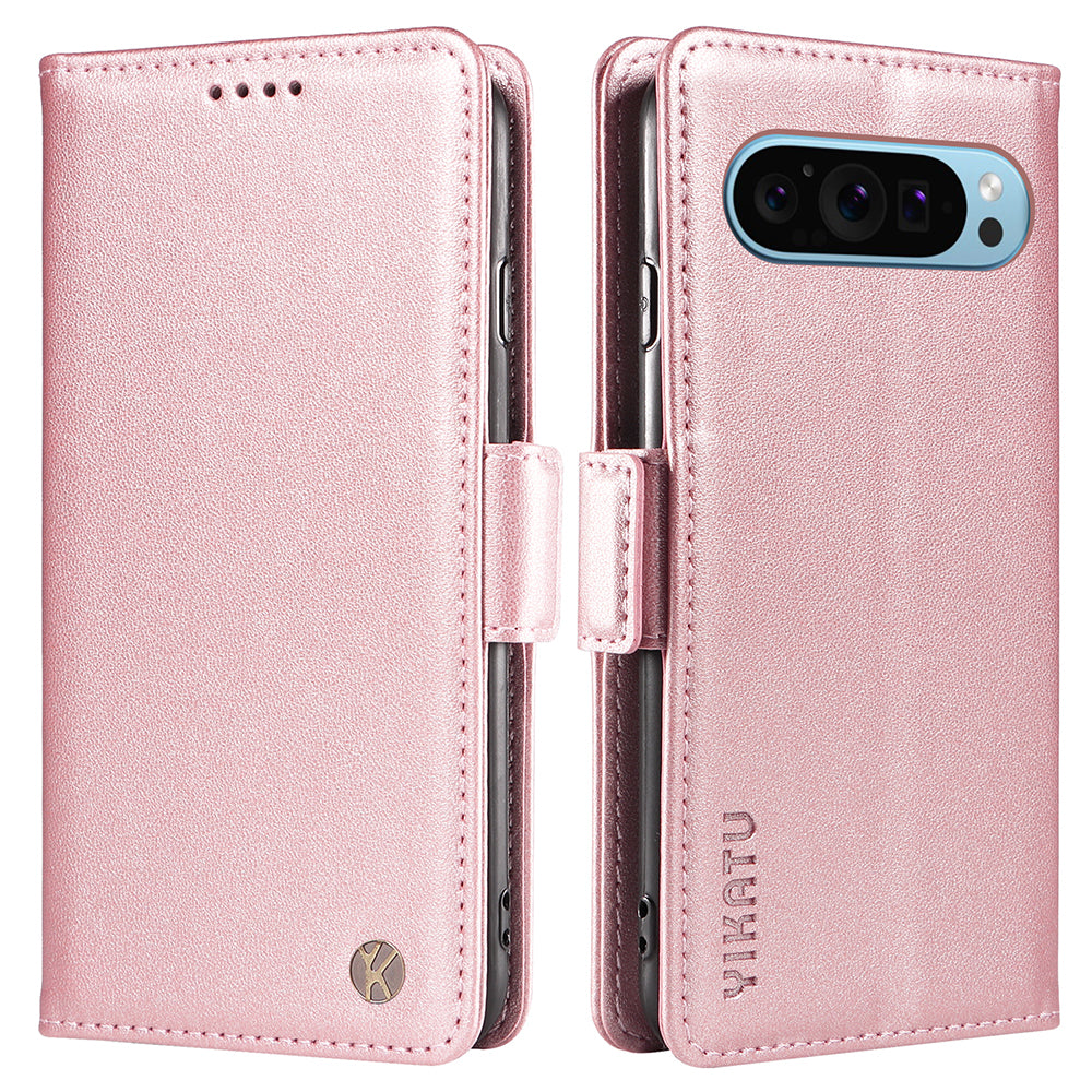 YIKATU YK-003 For Google Pixel 9 Wallet Phone Case Anti-Drop Leather Flip Cover YIKATU YK-003 For Google Pixel 9 Wallet Phone Case Anti-Drop Leather Flip Cover